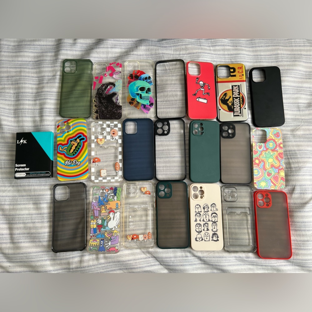 Apple iPhone 12 Pro MAX Phone Cases. Sold together, not separate.